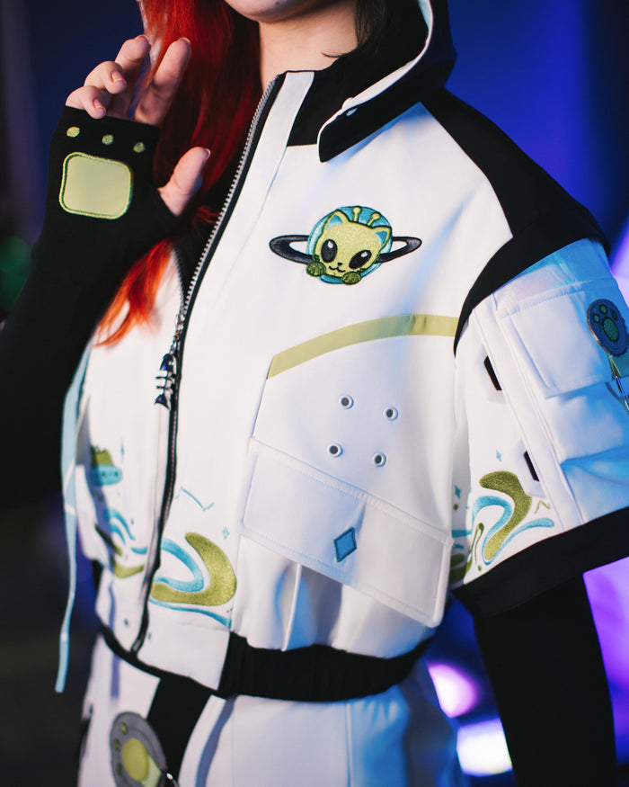 Glorp Cat Cropped Jacket (Pre-Order CLOSED) (ESD October 15th - 30th, 2026)