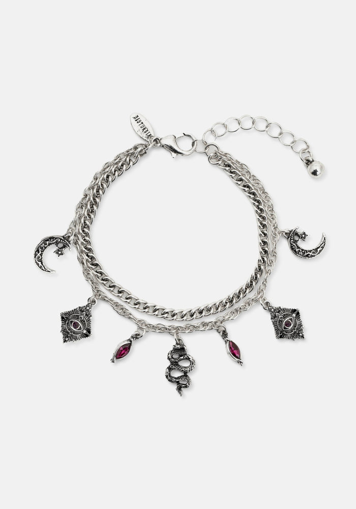 Gorthe Layered Snake Eye Bracelet