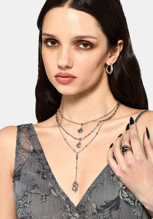 Gorthe Snake Eye Necklace