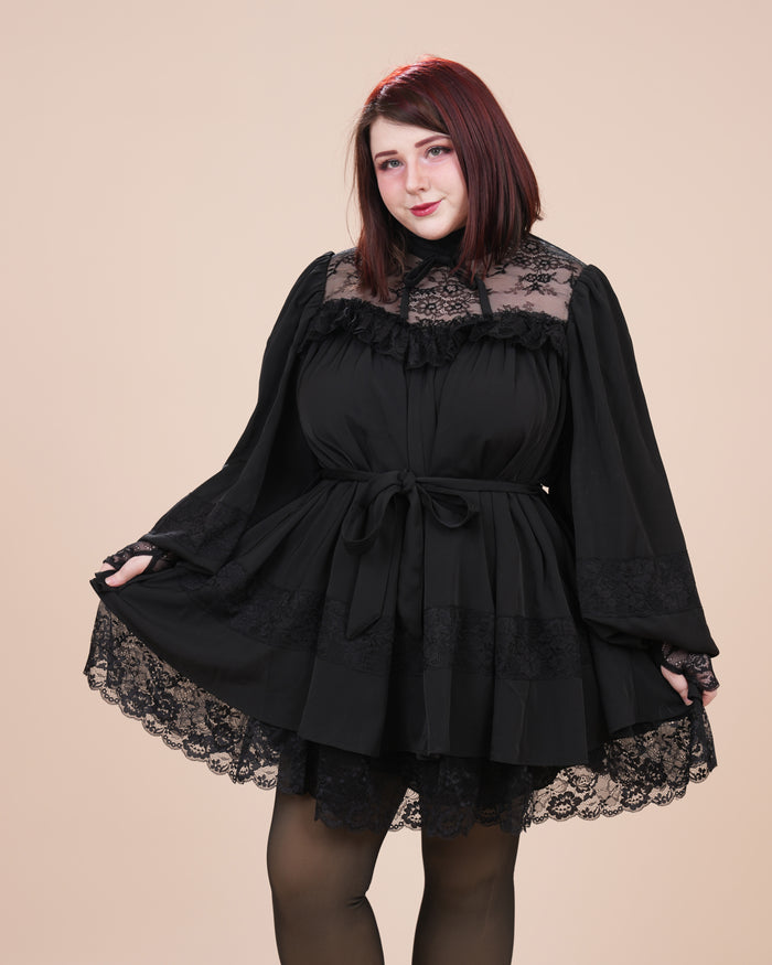 Goth Babydoll Dress (Pre-Order CLOSED)(ESD: August 25th - September 5th, 2026)