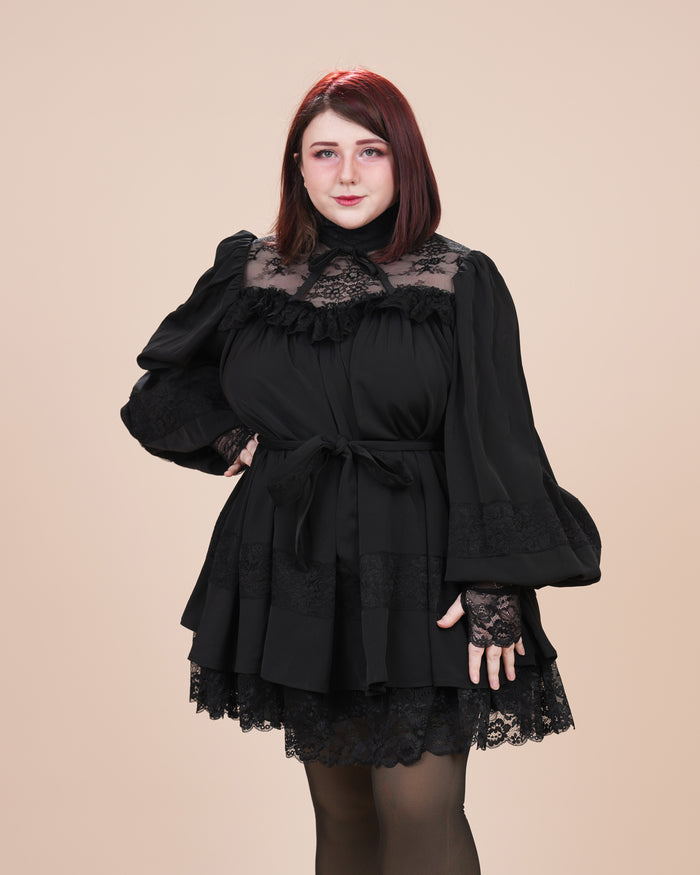 Goth Babydoll Dress (Pre-Order CLOSED)(ESD: August 25th - September 5th, 2026)