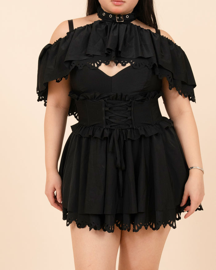 Goth Swim Skirt