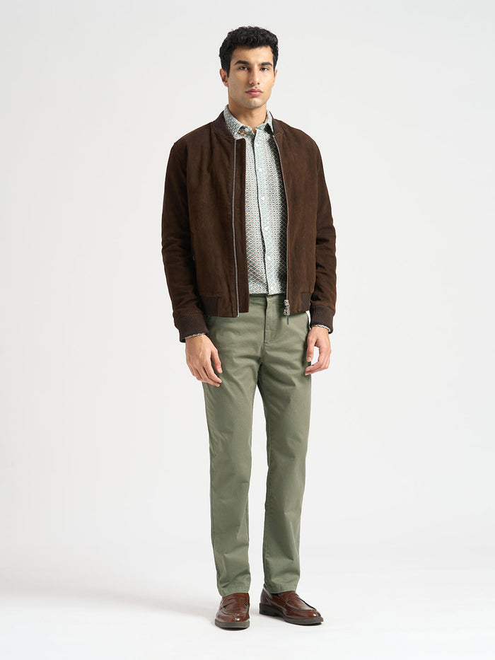 Green Slim Fit Chino Pants