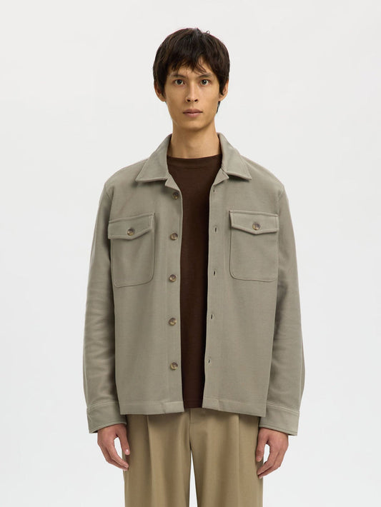 Green Sweat Overshirt