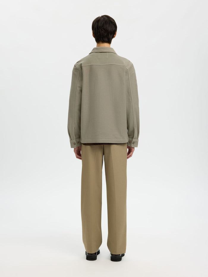 Green Sweat Overshirt