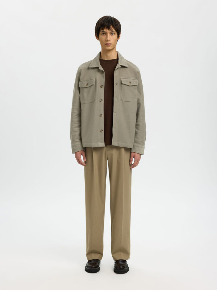 Green Sweat Overshirt