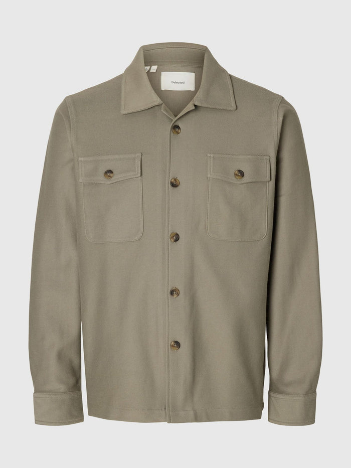 Green Sweat Overshirt