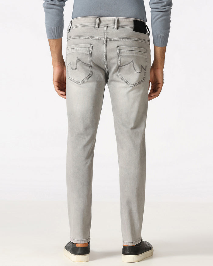 Grey Superflex Skinny Cropped Jeans - Benno