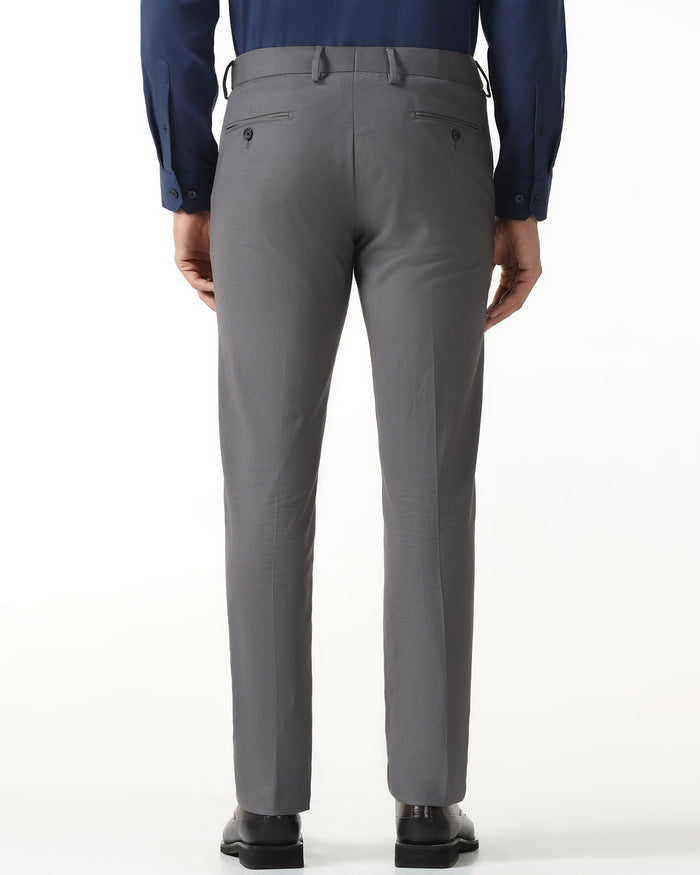 Grey Technowaist Textured Trouser - Hennessy