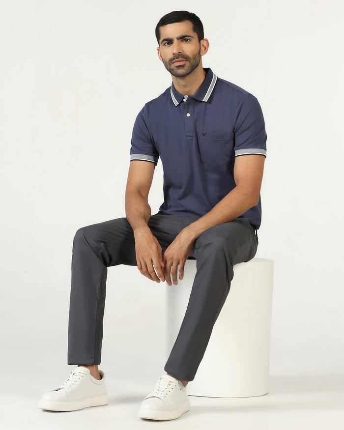 Grey Textured Khakis - Murray
