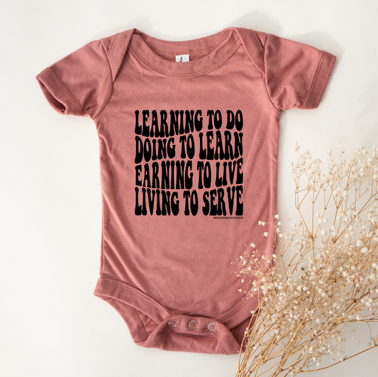 Groovy FFA Motto - Infant/Toddler/Youth
