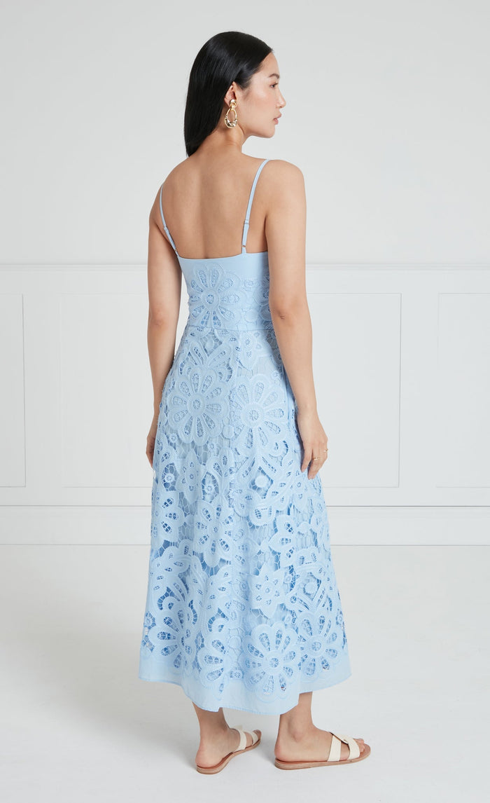 Guinevere Strappy Dress - Blue