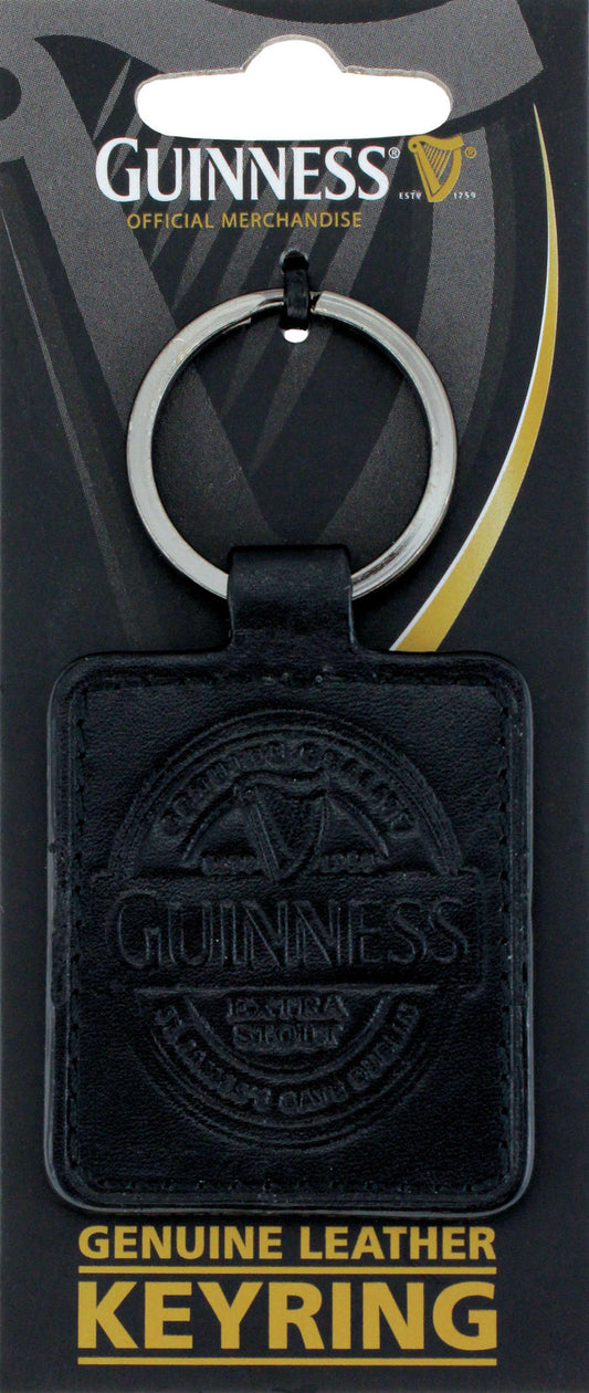 Guinness Leather Keyring