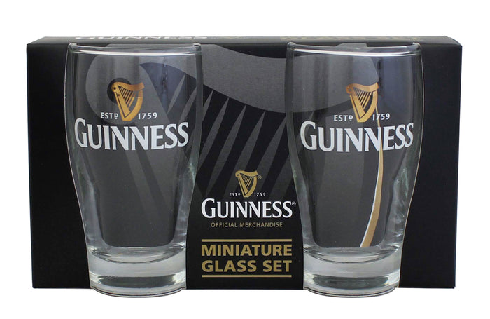 Guinness Mini Livery Pint Glass 2pk Glass