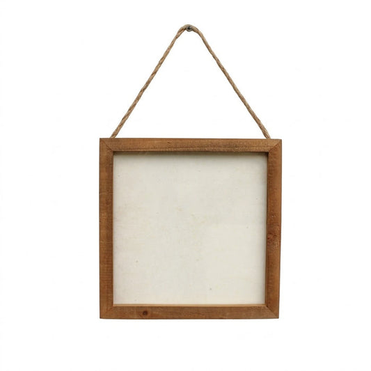 Hanging Wooden Frame 8"x8"