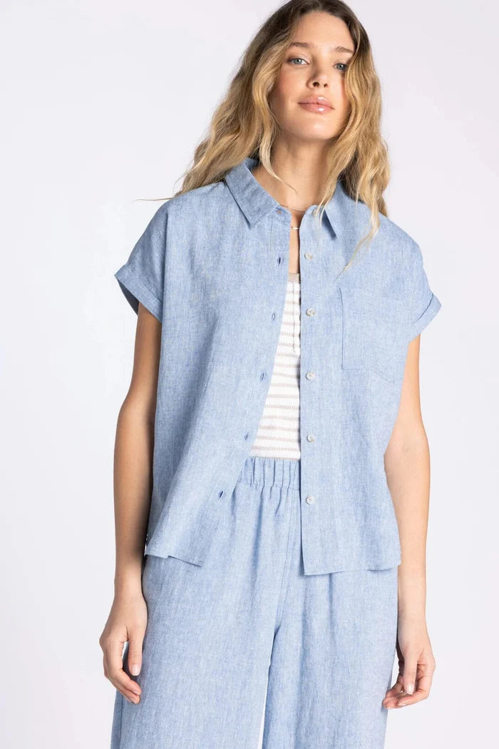 Harbor View Linen Shirt