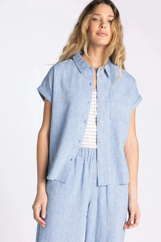 Harbor View Linen Shirt