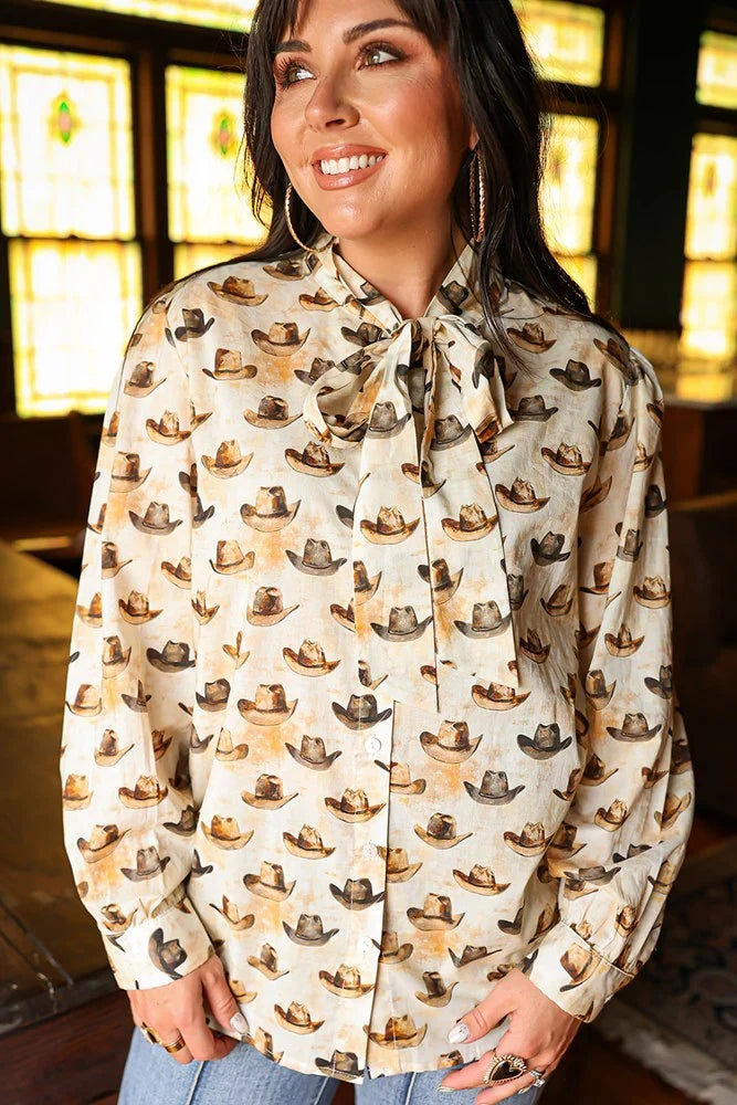 HAT TRICK TIE TOP