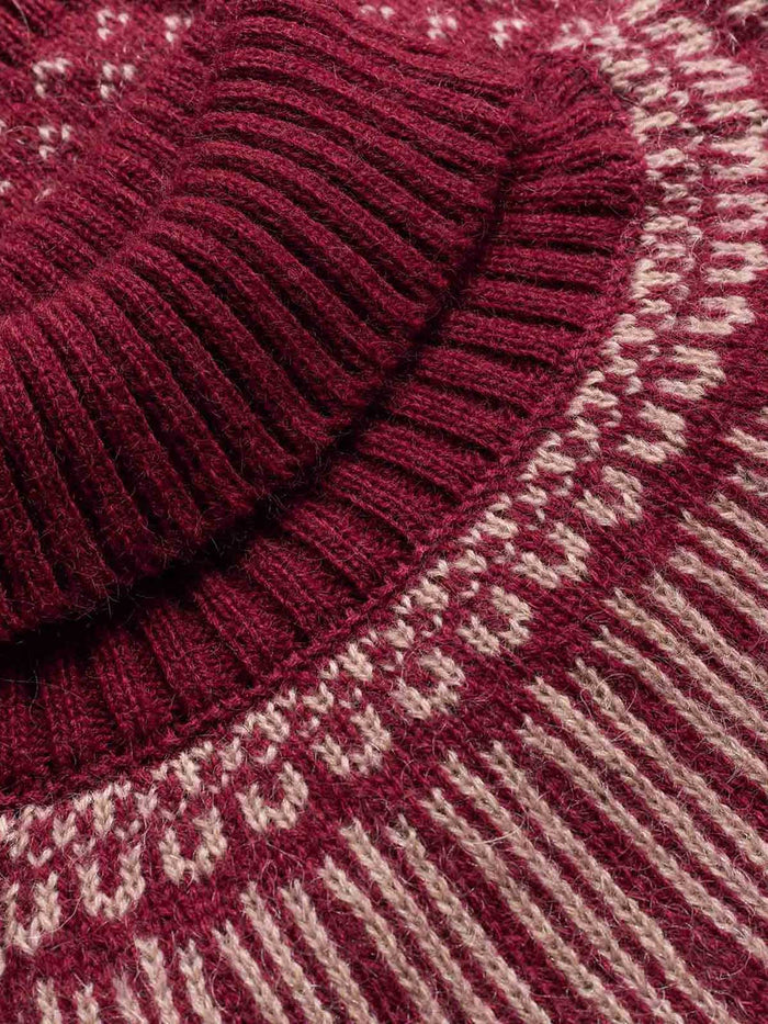 Heritage Fair Isle Roll Neck Jumper