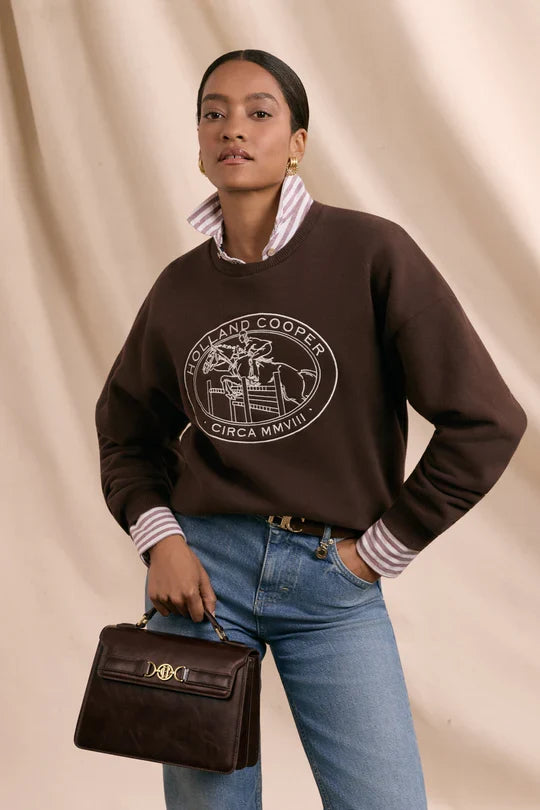 Holland Cooper Relaxed Fit Crew Neck Sweat