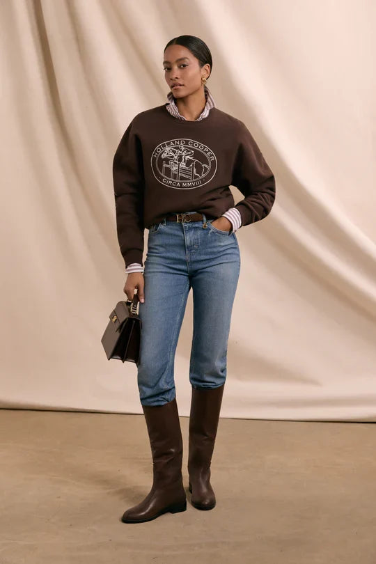 Holland Cooper Relaxed Fit Crew Neck Sweat