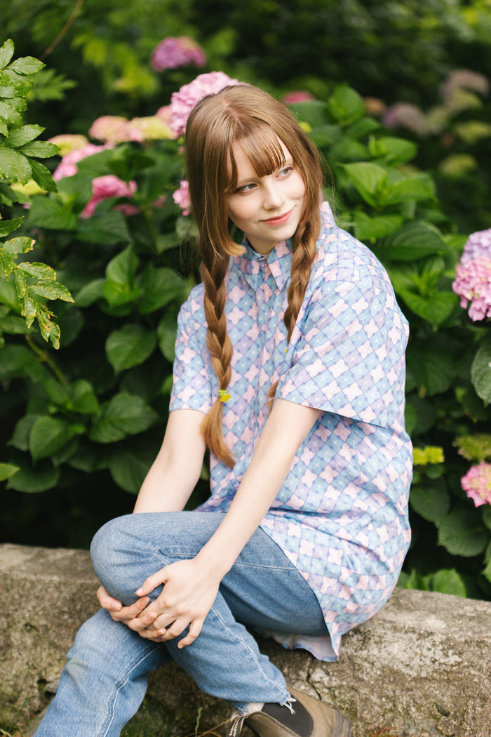 Hydrangea Button Down Shirt (Limited Pre-Order)
