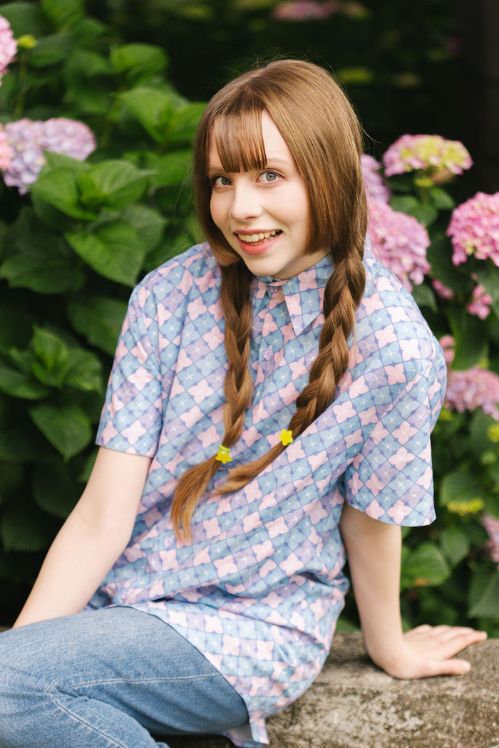 Hydrangea Button Down Shirt (Limited Pre-Order)