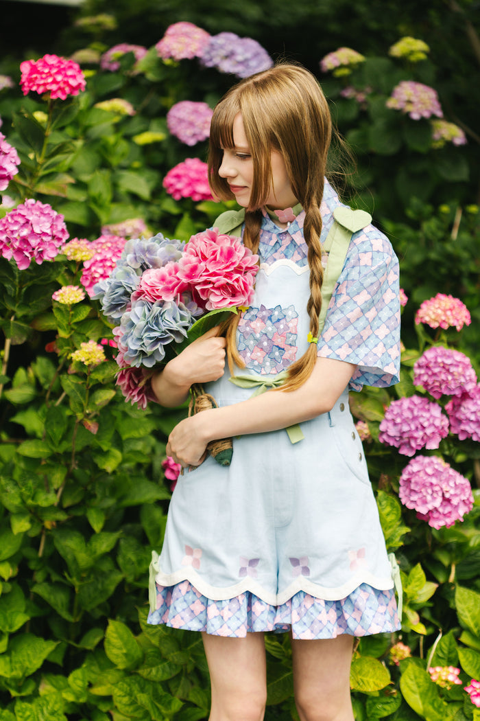Hydrangea Overalls (100% Cotton) (Limited Pre-Order CLOSED)