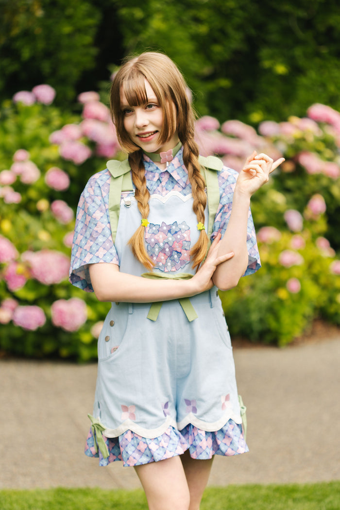 Hydrangea Overalls (100% Cotton) (Limited Pre-Order CLOSED)