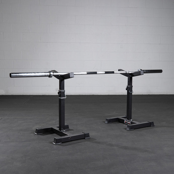 Independent Bench Press Spotter Stands