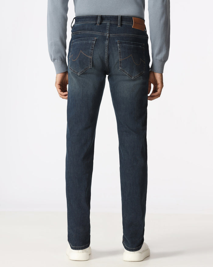 Indigo Superflex Slim Fit Jeans - Violet