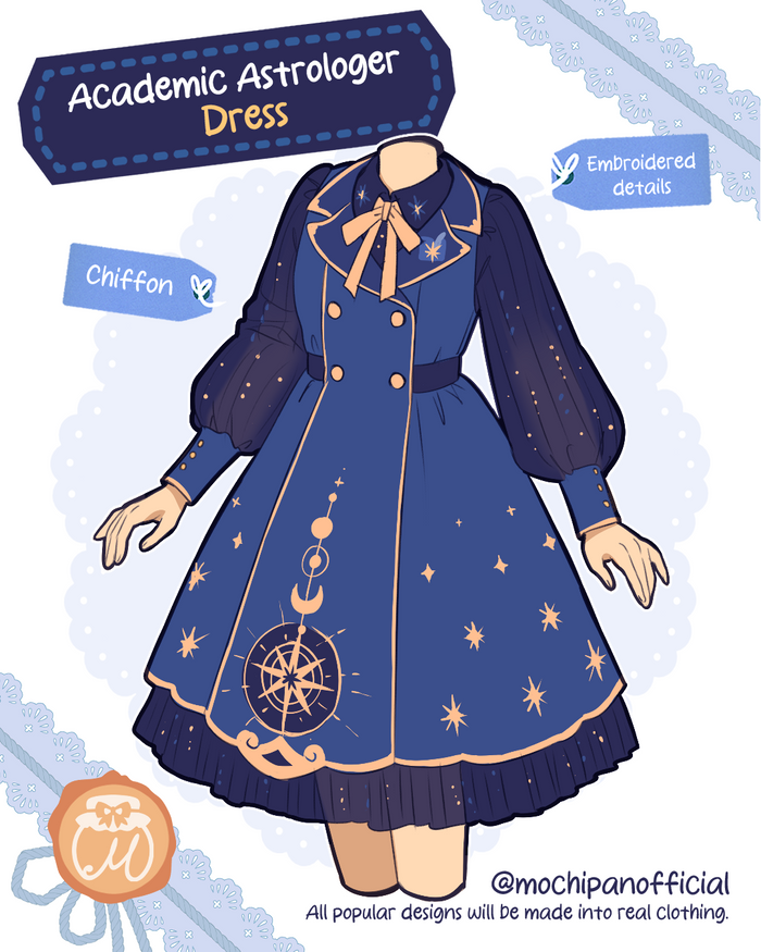 (Interest Check) Academic Astrologer Dress (In Development)