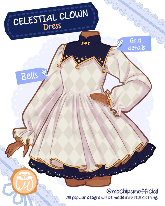 (Interest Check) Celestial Clown Dress (In Development)