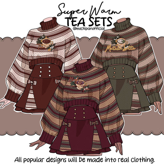 (Interest Check) High-Waisted Short Tea Skirts (In Development)