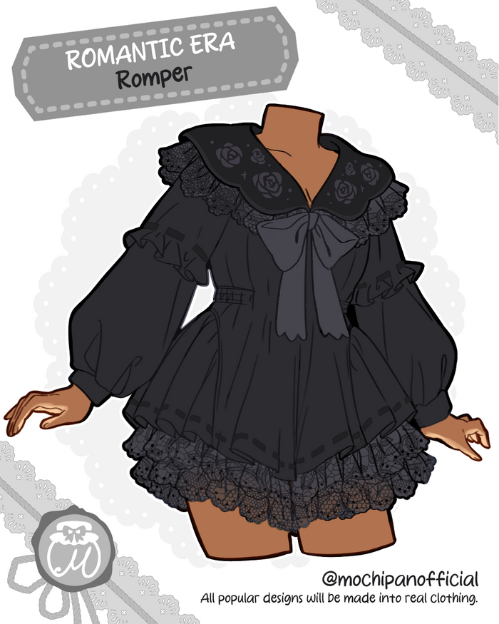 (Interest Check) Romantic Era Romper (In Development)