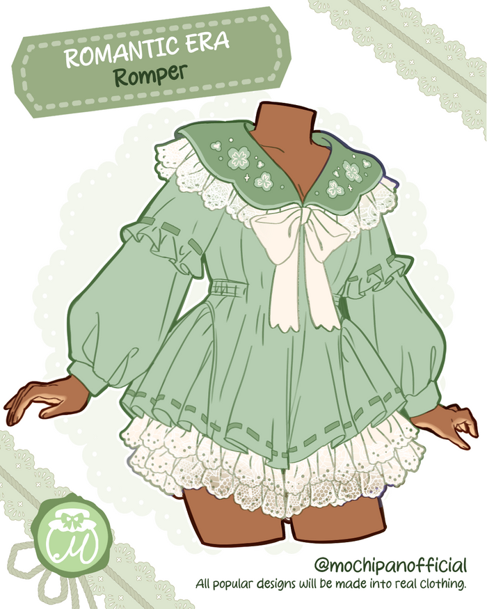 (Interest Check) Romantic Era Romper (In Development)