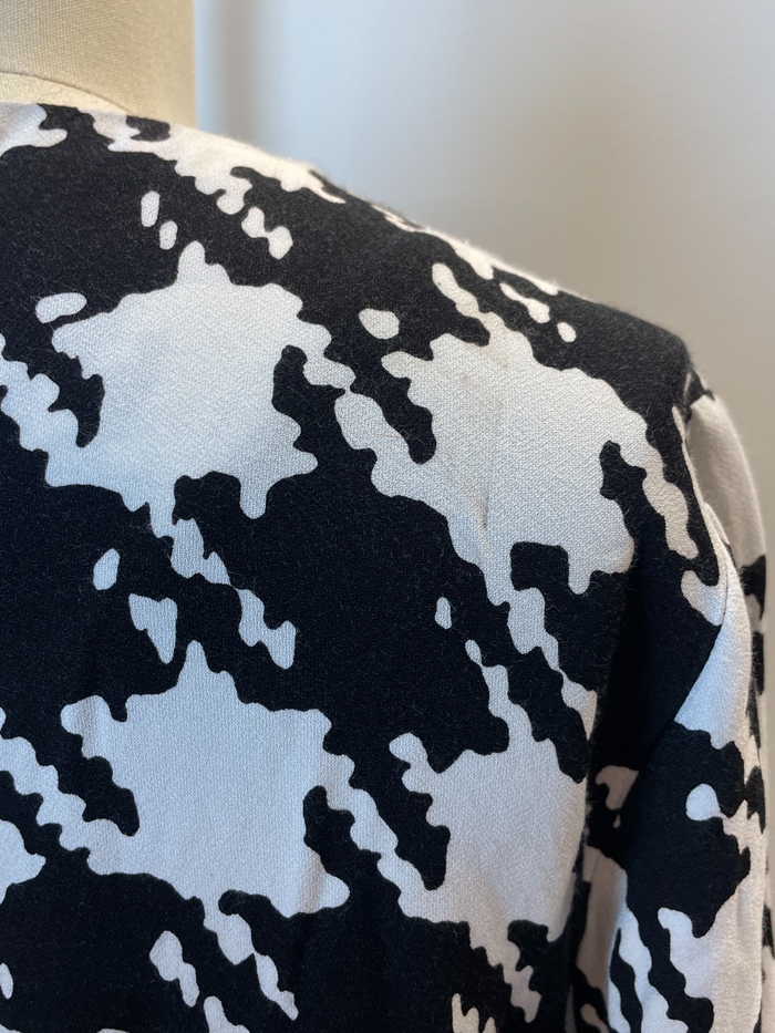 Jaeger Houndstooth Shirt Midi Dress image 1
