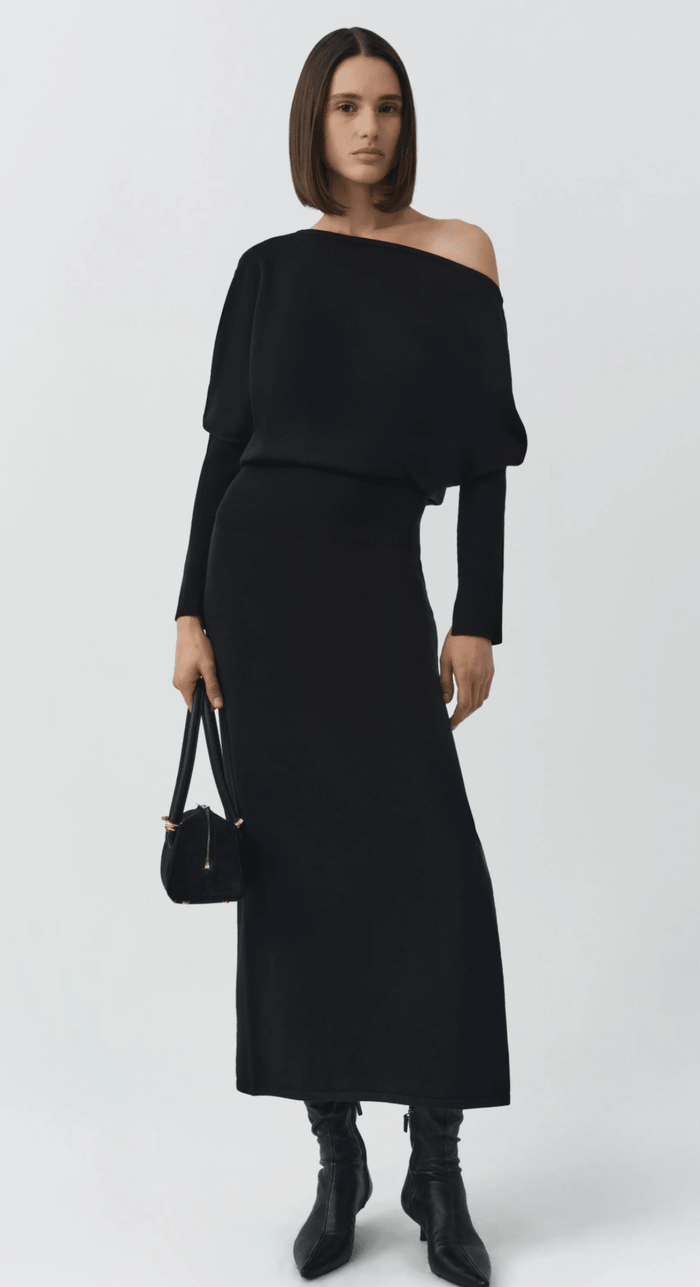 Janese Off Shoulder Midi Dress - Amor Lafayette