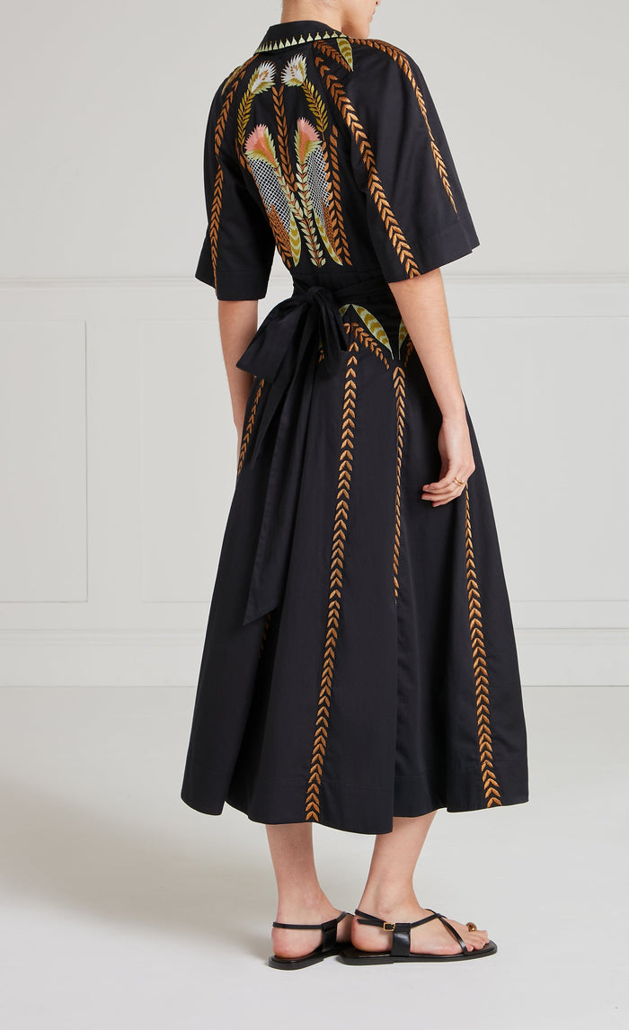 Juniper Wrap Dress - Black
