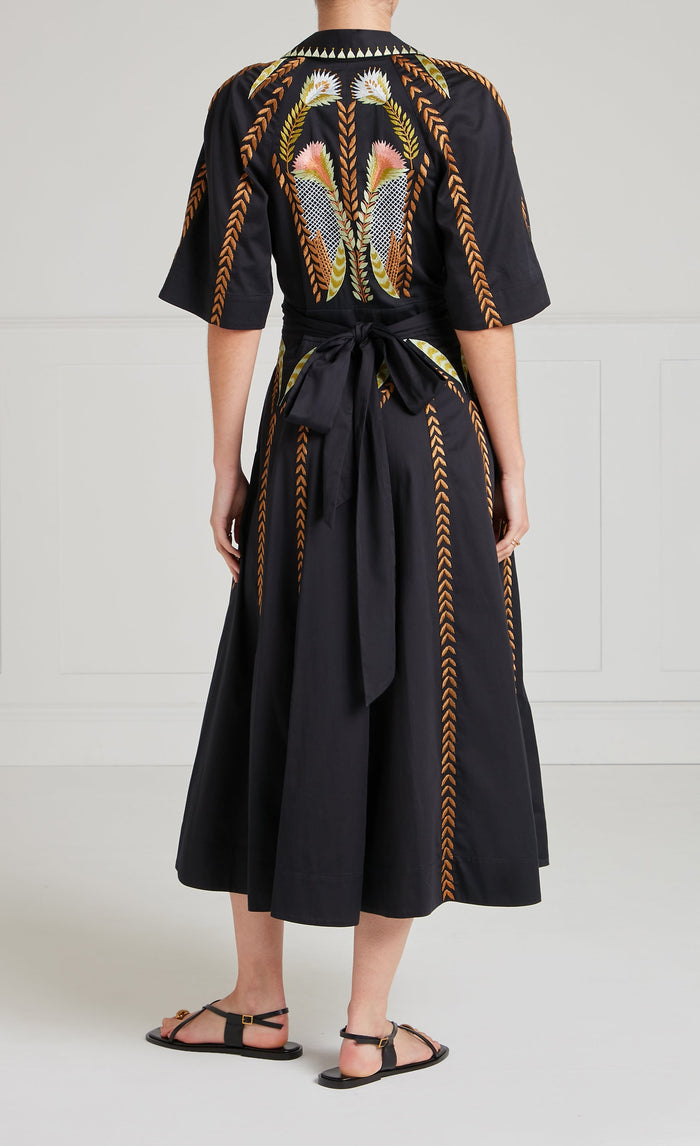 Juniper Wrap Dress - Black