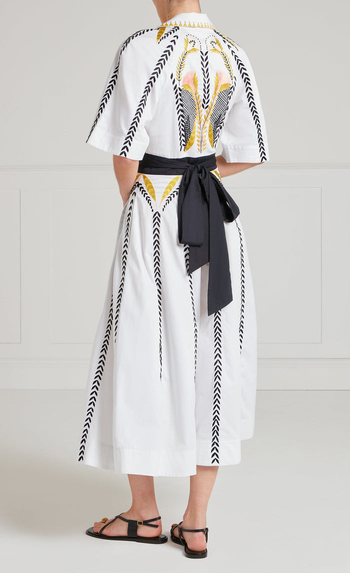Juniper Wrap Dress - White