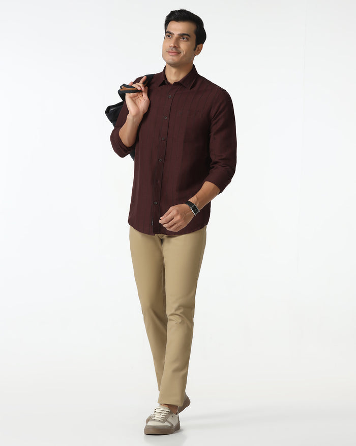 Khaki Textured Khakis - Murray