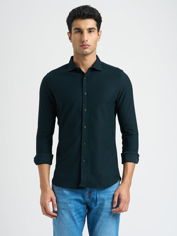 Knitted Full Sleeves Shirt