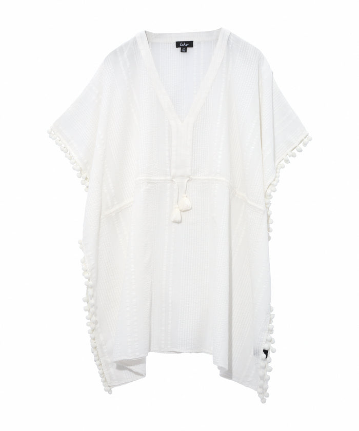 Lamai Butterfly Caftan in color cream