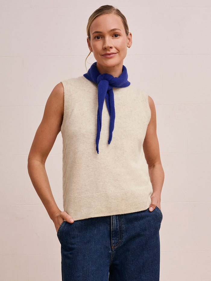 Lambswool Cable Detail Tank