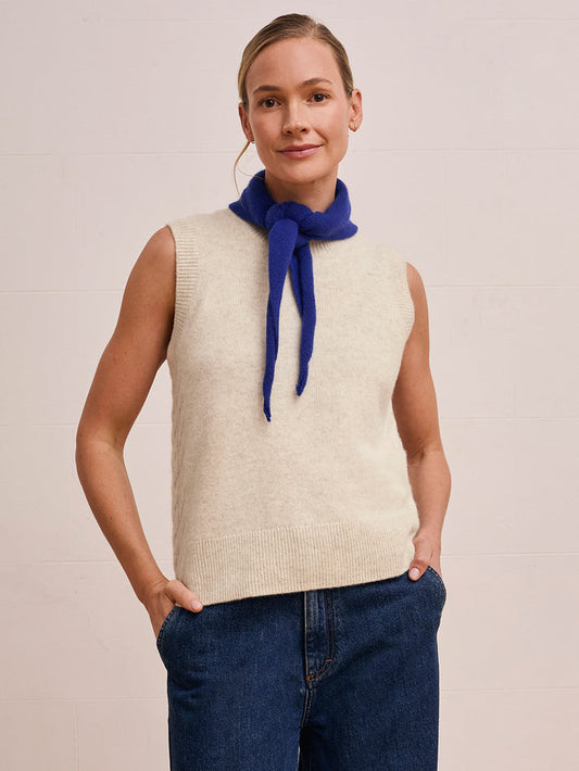 Lambswool Cable Detail Tank