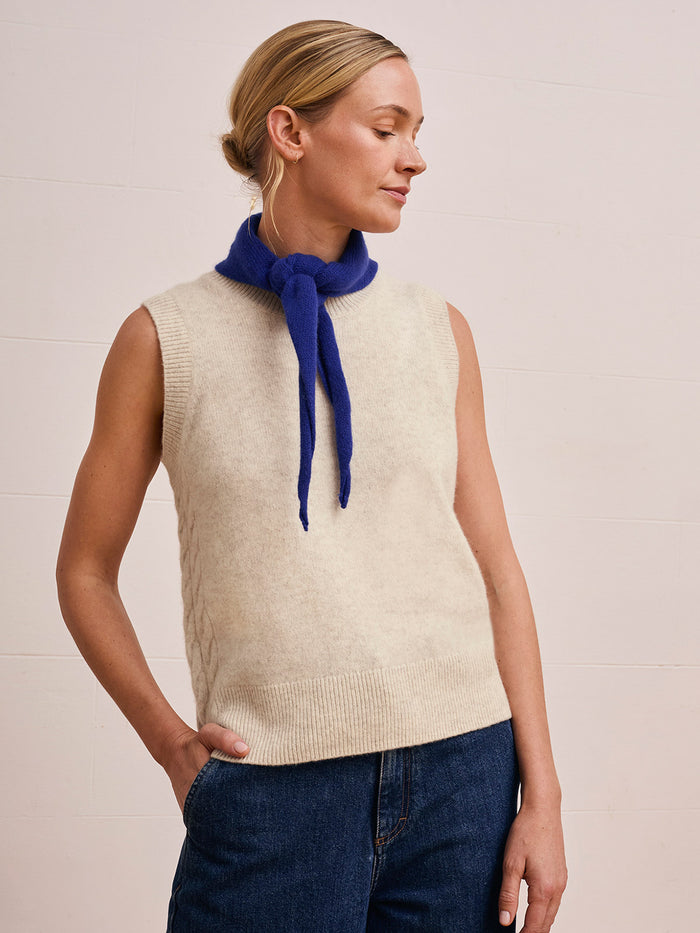 Lambswool Cable Detail Tank