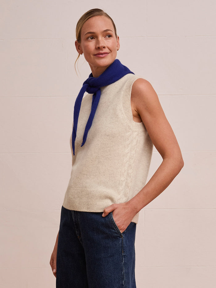 Lambswool Cable Detail Tank