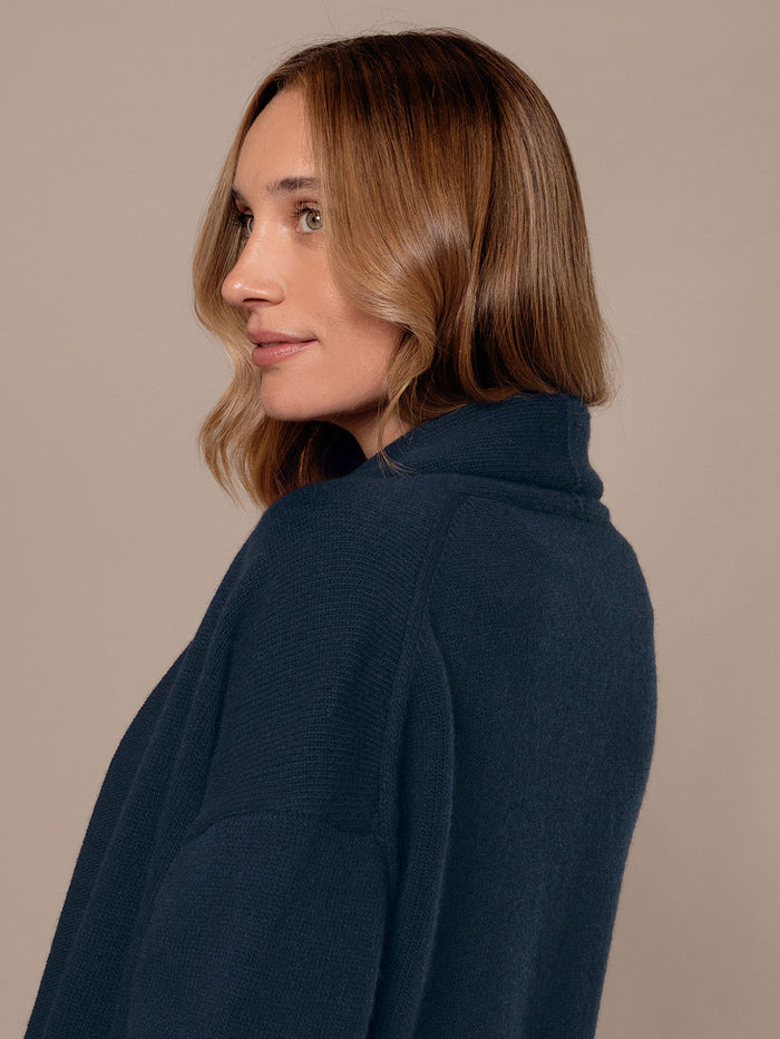Lambswool Shawl Collar Cardigan