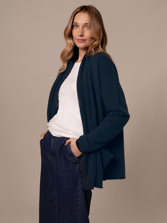 Lambswool Shawl Collar Cardigan